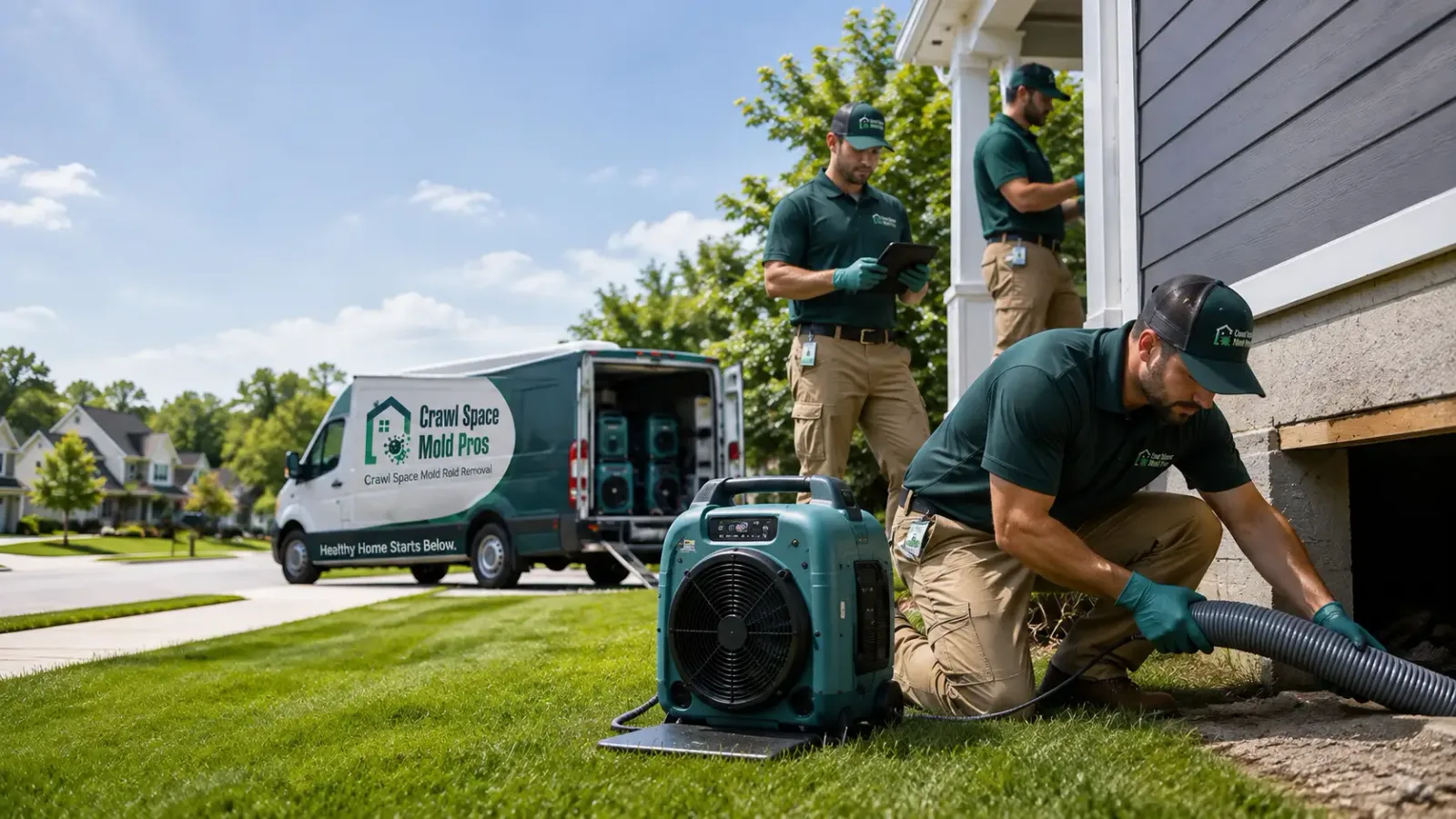 Crawl Space Mold Removal in Western, NE